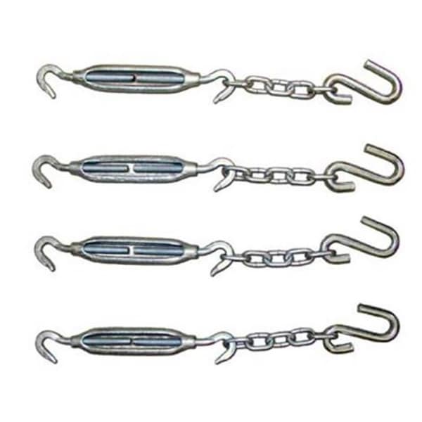 Brophy Brophy TDHP Tie-Down Hardware Package; Silver B6L-TDHP - main